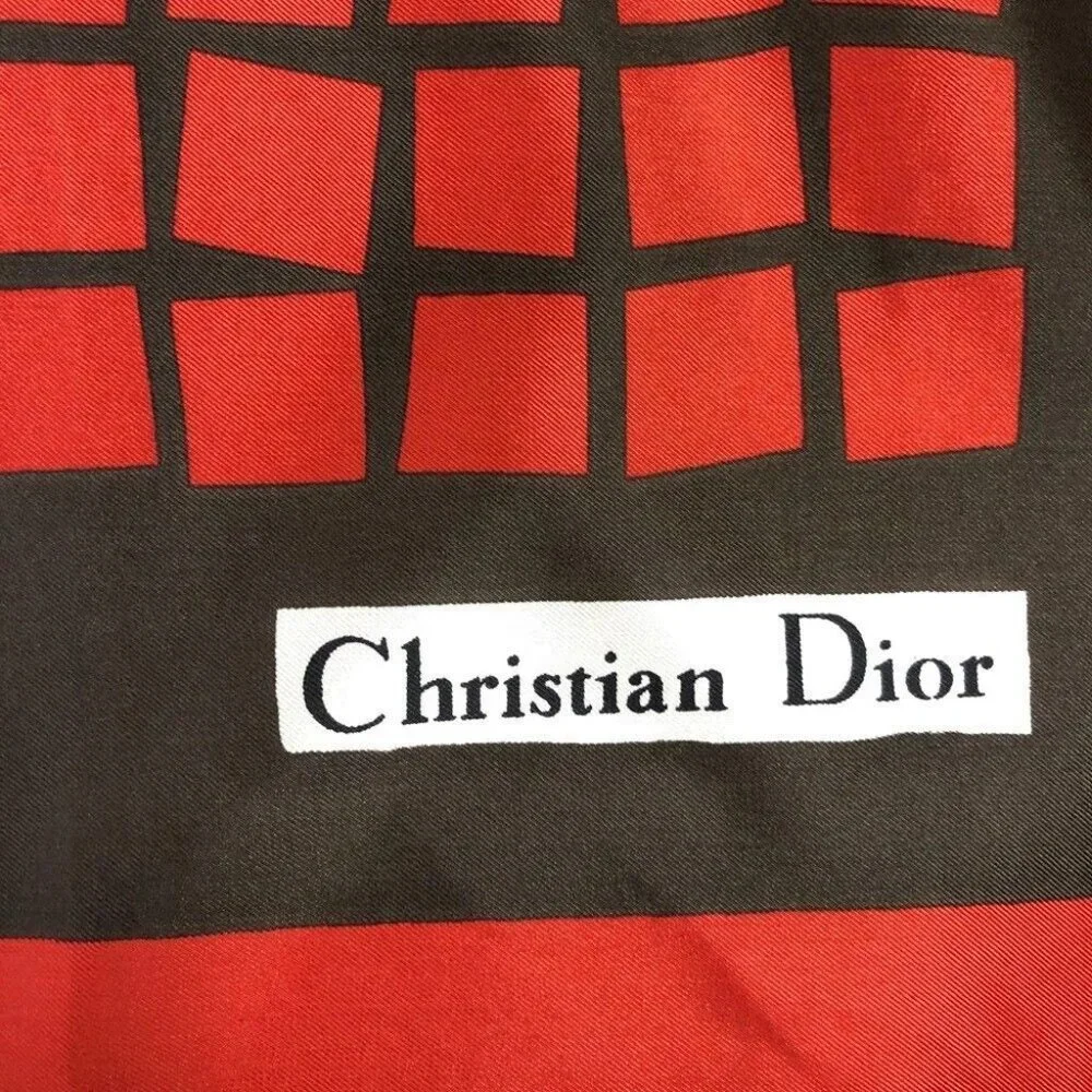 182187BG (S1) Christian Dior Scarf Multicolor Silk